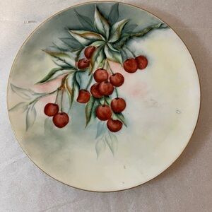 Elegant Cherry Decorative Plate